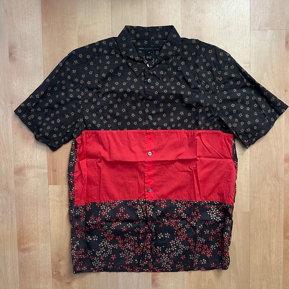 Marc Jacobs floral button down short sleeve - Picture 1 of 4